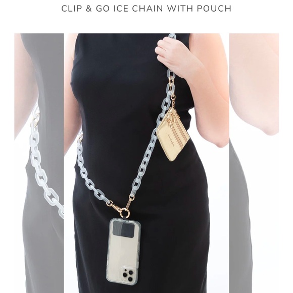 Save the Girls Clip and Go Ice Chain with Gold Pouch - Picture 5 of 8